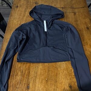 Lululemon Black 3/4 Zip Hoodie